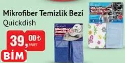 QUİCKDİSH MİKROFİBER TEMİZLİK BEZİ